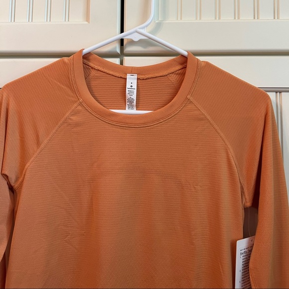 NWT - Lululemon - Women's Swiftly Tech LS 2.0 - Monarch Orange - Sizes: 8 & 10 - Picture 3 of 14